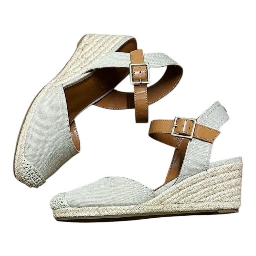 TOMMY HILFIGER wedge platform espadrilles